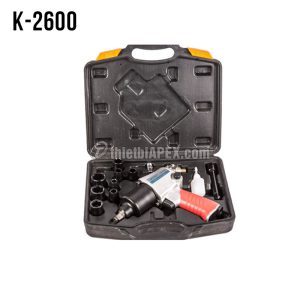 Bộ Súng Vặn Bu Lông Kuanai K-2600 1/2″ Inch Đài Loan